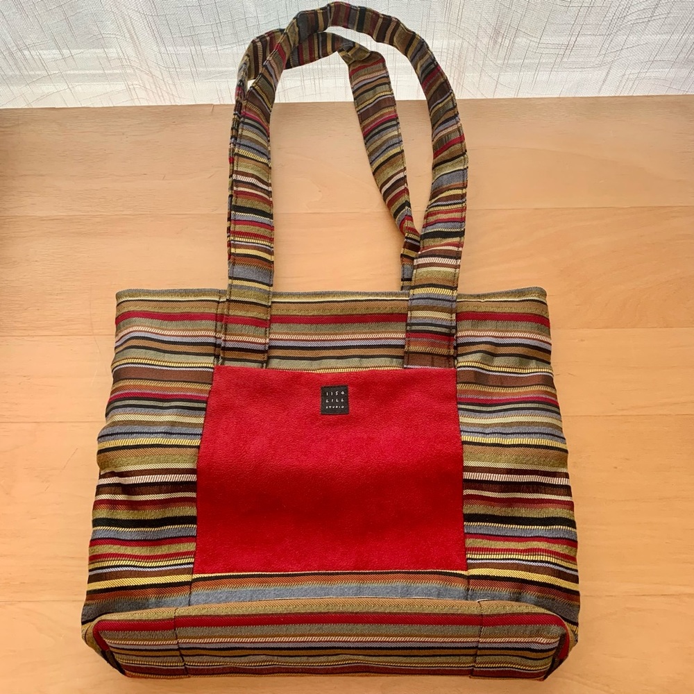 New without tags, one-of-a-kind, fabric bag.